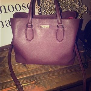 Kate Spade burgundy purse